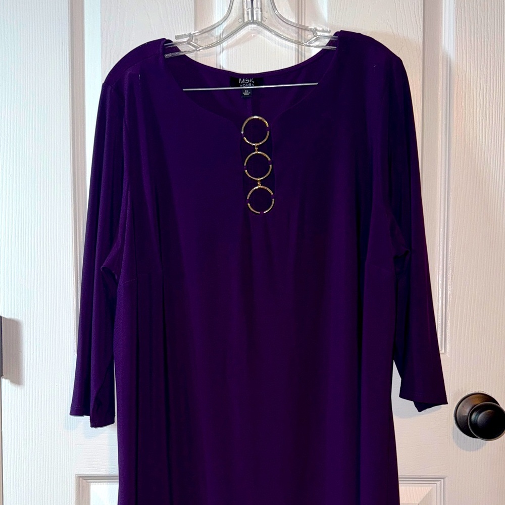 MSK Women's Purple Dress